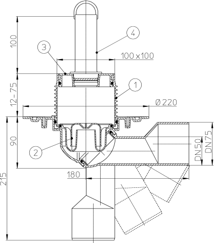 HL 80.2 Трап для бассейна
