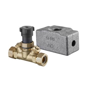 Oventrop Запорный вентиль Hycocon ATZ, латунь DN 20, 1 НР, с функцией измер. и опорожн.  