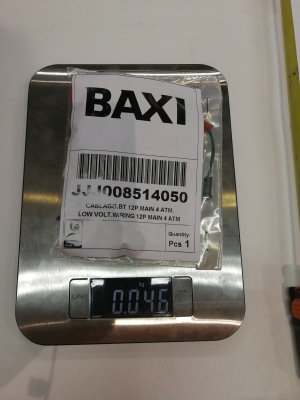 Baxi Проводка электрическая (от разъема платы Х5 к модулятору, датчику протока, датчику NTC ГВС, гидр. (8514050)