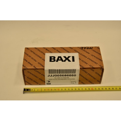 Baxi Теплообменник ГВС пластинчатый вторичный на 10 пластин (711612600)