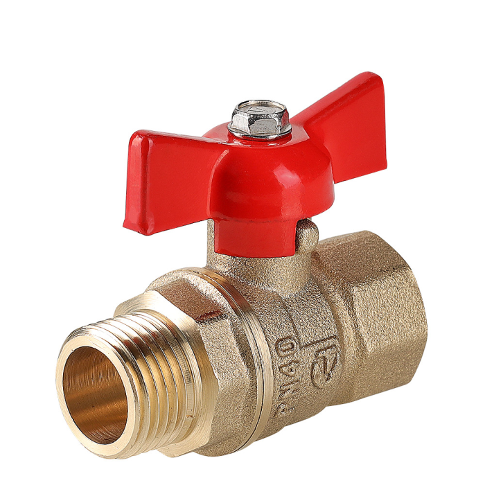 Valtec VT.123.GN.04 Кран шар. СТАНДАРТ, рукоятка бабочка 1/2", вн.-нар. (PN40)  