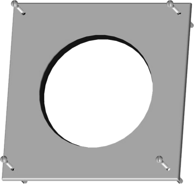 Wolf Дымоход Розетка DN125 для концентрической дымовой трубы, DN80/125, цвет белый