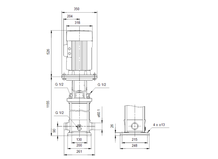   Поверхностный насос Grundfos CRT 16-17 A-P-A-E-AUUE  