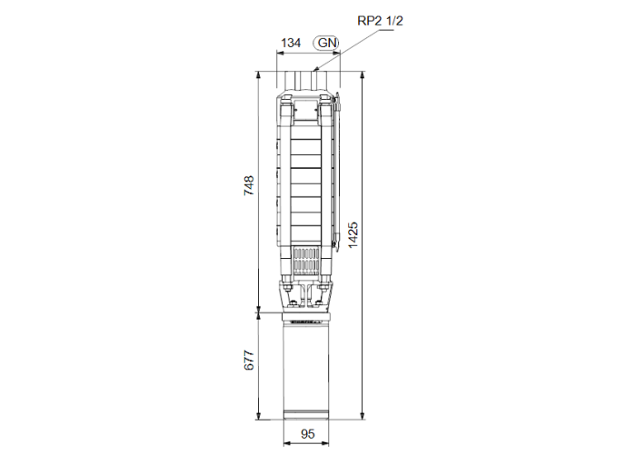 Насосная станция Grundfos SP 17-8N (380В)  