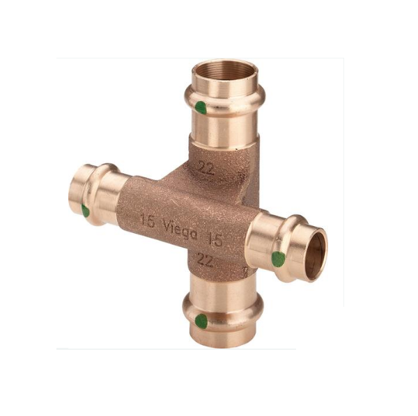 Viega Крестовина, Inox c SC-Contur 28х15х28  