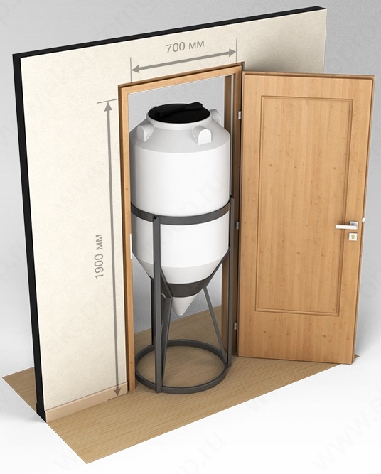 Ёмкость спецназначения Экопром ФМ 240л в обрешетке  