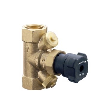 Oventrop Запорный вентиль Hycocon ATZ, латунь DN 20, 3/4ВР, с функцией измер. и опорожн.