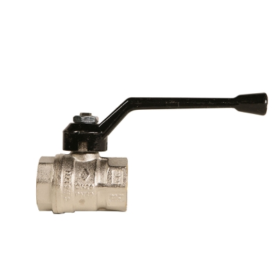 Rubinetterie Bresciane Полнопроходной латунный шаровый кран (нар/вн. накидная гайка, ручка бабочка) 1/2