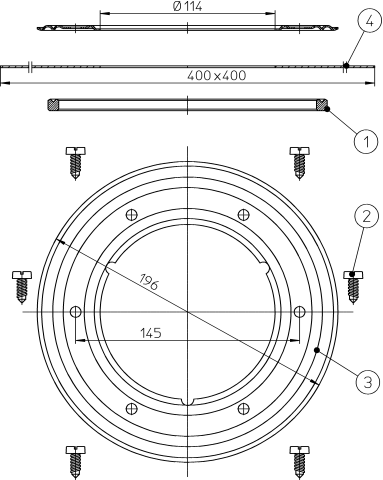 HL 83 Гидроизоляционный фланец  