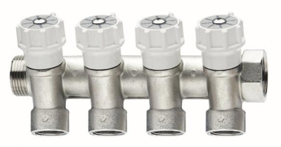 Itap Коллектор распределительный вход 1 4 выхода по 1/2