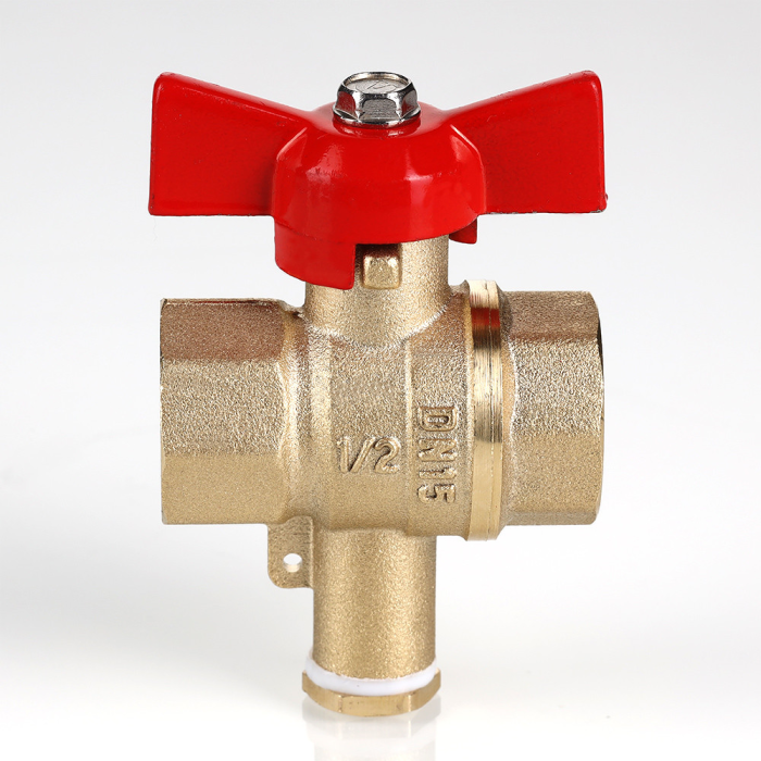 Valtec VT.128.GN.04 Кран шар. СТАНДАРТ для подключения датчика температуры 1/2, вн.-вн. (PN40)  