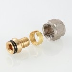 Valtec Соединитель коллекторный обжимной для полимерной PEX трубы 16 (2,0)  