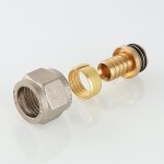 Valtec Соединитель коллекторный обжимной для полимерной PEX трубы 16 (2,0)  