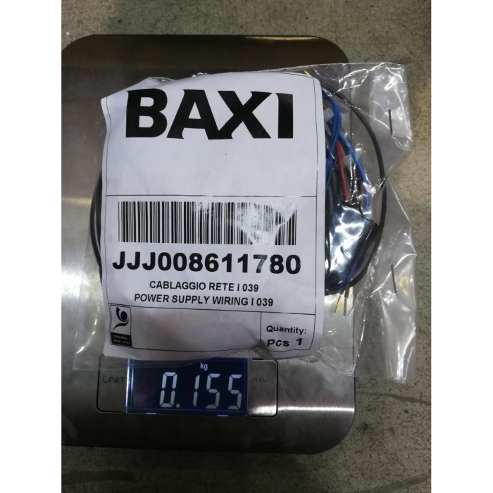   Baxi Проводка электрическая 230 В от разъема А4 к насосу СО, переключателю режимов, клеммной колодке М1 и (8611780)  