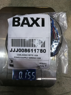 Baxi Проводка электрическая 230 В от разъема А4 к насосу СО, переключателю режимов, клеммной колодке М1 и (8611780)