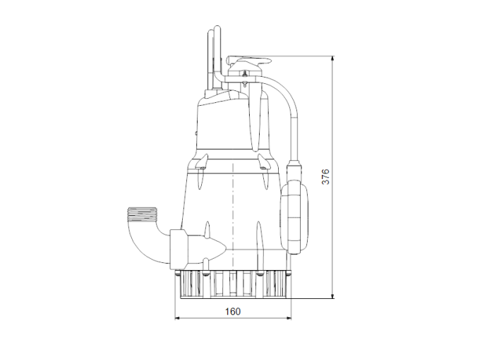 Дренажный насос Grundfos KPC 600 A  