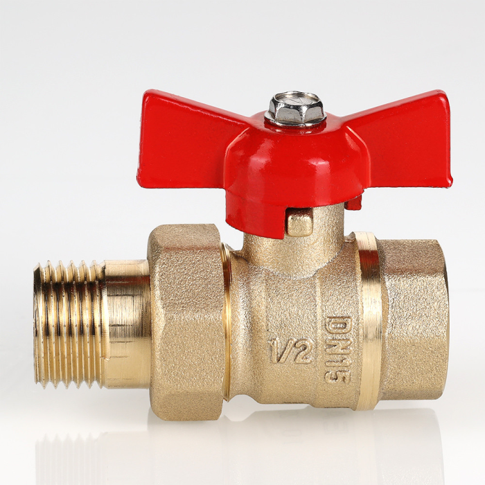 Valtec VT.127.GN.04 Кран шар. СТАНДАРТ с полусгоном 1/2, вн.-нар. (PN40)