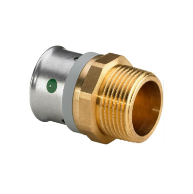 Viega Муфта пресс-Н 20x1/2 бронза