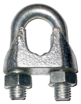 UNIPUMP Зажим (хомут) для троса 3 мм