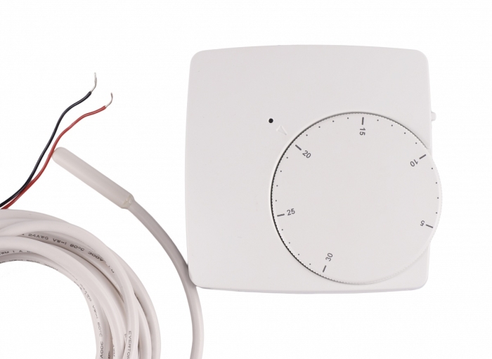 Watts Термостат ком. эл. WFHT-DUAL вкл.. дист. дат. «в пол» L=3 м 24 В  