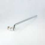 Valtec Угольник радиаторный пресс с латунной хром. трубкой 15 мм, 16х15х300 (левый)