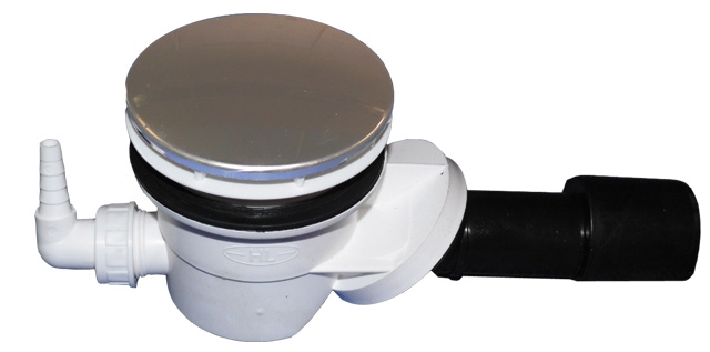 HL 522V Сифон для душевого поддона с встроенным штуцером