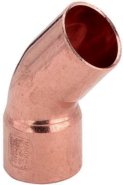 KME Угол двухраструбный 45гр. 35 мм