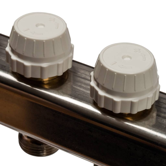 Коллектор Stout из нерж. стали в сборе без расх. 6 вых  