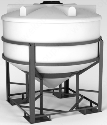 Ёмкость спецназначения Экопром ФМ 3000л в обрешетке