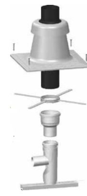 Wolf Дымоход Комплект с концентрическим подключением DN80/125, для коллективного дымохода, Raumluftu