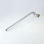 Valtec Угольник радиаторный пресс с латунной хром. трубкой 15 мм, 16х15х300 (правый)  