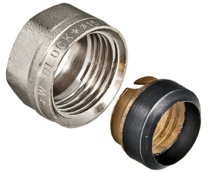 Valtec Соединитель коллекторный обжимной для медной трубы 15