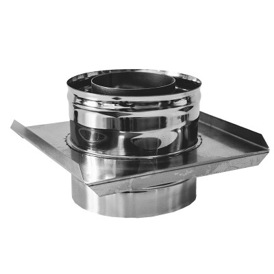 Элемент для монтажа дымохода Дымофф Монтажная площадка 580*500 AISI430 0.5мм/AISI304 0.5мм