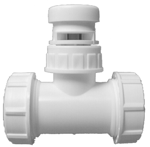 HL 902T/30  Канализационный вакуумный клапан с Т-образным соединением DN32 6/4x1.  
