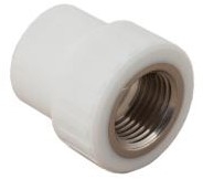 S.A.V. Муфта комб. разъемная с НР (под трубу) 40х1 1/4 (белый)