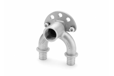 Rehau Проточный настенный угольник из нерж. стали 20/20-Rp 1/2