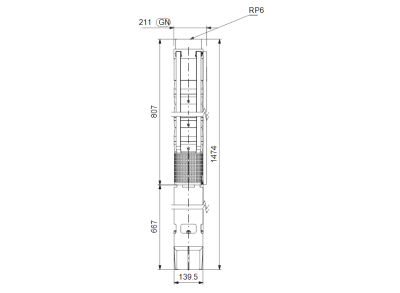 Скважинный насос Grundfos SP 125-2AA (380В)