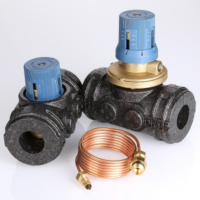 Балансировочный клапан Valtec Автоматич. регулятор перепада давл. в компл. с запорно-регулировочным клапаном, 3/4 50-300 mBar  