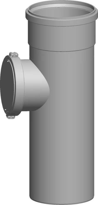 Wolf Дымоход с ревизией DN200 L:600 мм, из полипропилена  