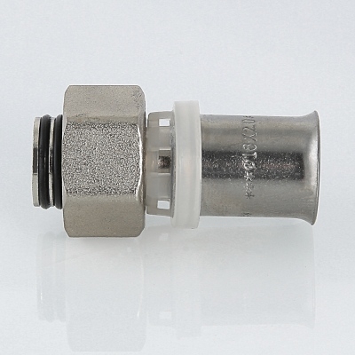 Valtec Соединитель коллекторный пресс для м./п. трубы 16(2,0) х 1/2  