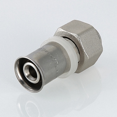 Valtec Соединитель коллекторный пресс для м./п. трубы 16(2,0) х 1/2  