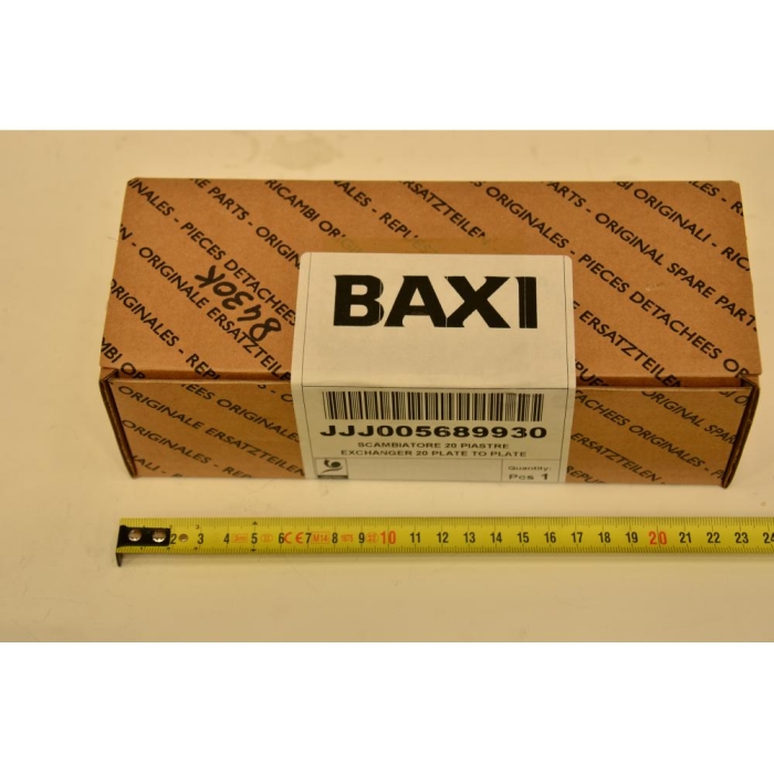   Baxi Теплообменник ГВС пластинчатый вторичный на 20 пластин (5689930)  