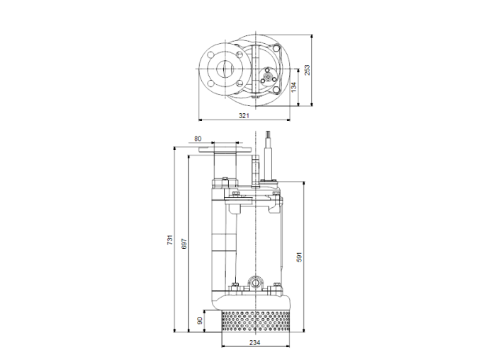 Дренажный насос Grundfos DWK O.10.80.37.5.0D  