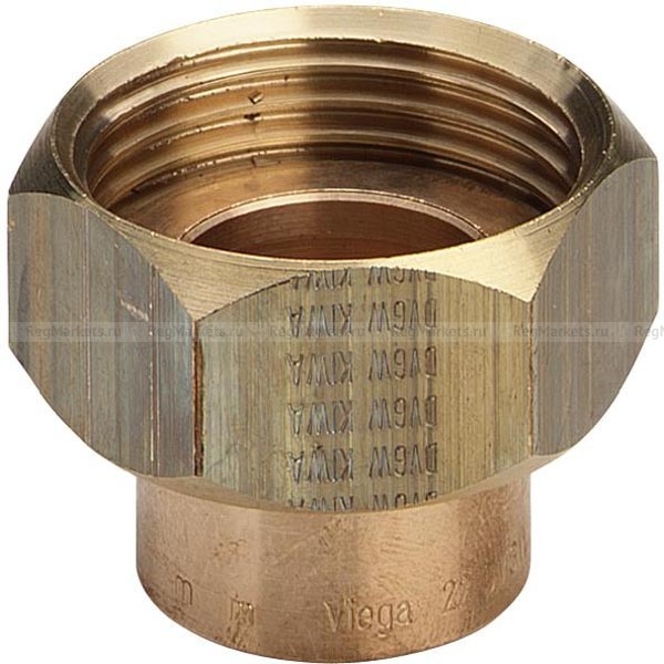 KME Муфта перех.торц.с гайкой 15х3/4