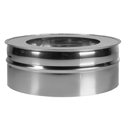 Сэндвич дымоход Дымофф Заглушка 130*80 AISI430 0.5мм