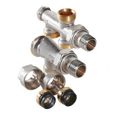 Valtec Термостатический узел для нижнего подкл. рад. Двухтрубная система (комплект) 1/2х100  