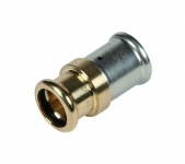 Henco Адаптер, латунь пресс (металлопластик) - пресс медь, V, M и SA-профиль, 32x28Cu