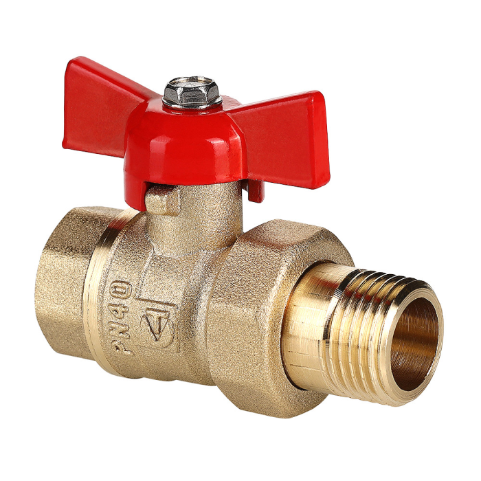 Valtec VT.127.GN.05 Кран шар. СТАНДАРТ с полусгоном 3/4", вн.-нар. (PN40)  