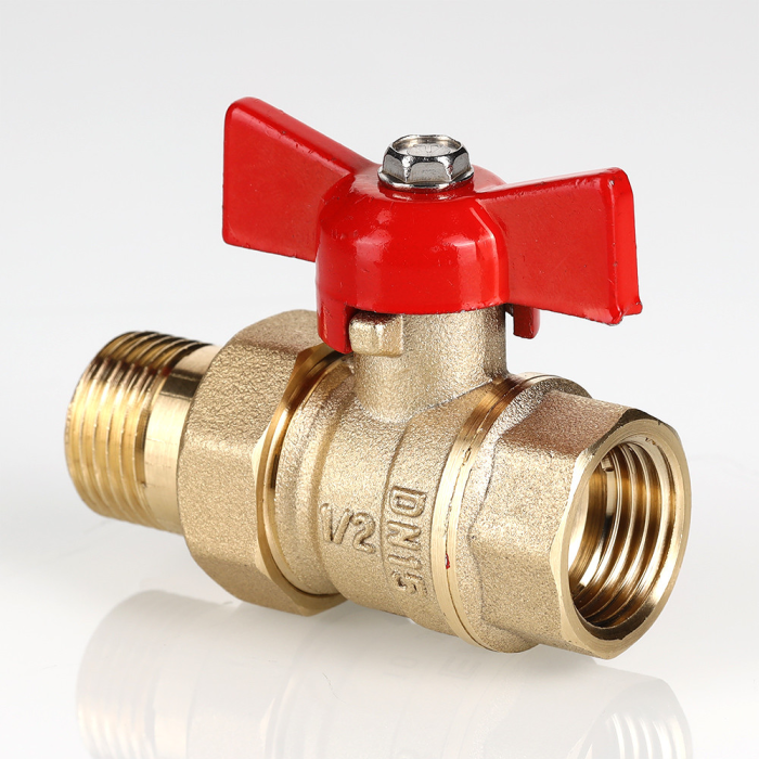 Valtec VT.127.GN.05 Кран шар. СТАНДАРТ с полусгоном 3/4, вн.-нар. (PN40)