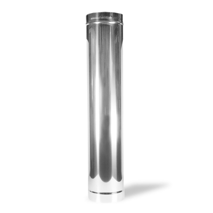 Сэндвич дымоход Дымофф Труба сэндвич 280*200 AISI430 0.5мм/AISI304 0.5мм L-0.5м  